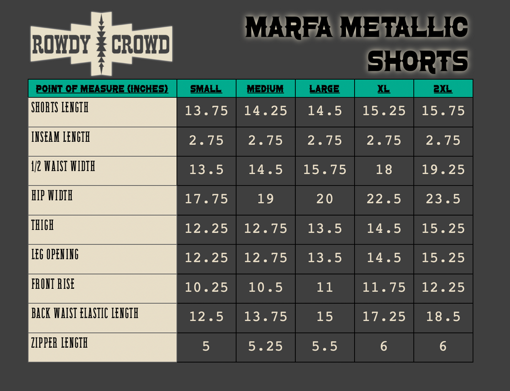 DS Marfa Metallic Shorts by Rowdy Crowd Clothing - product image 6