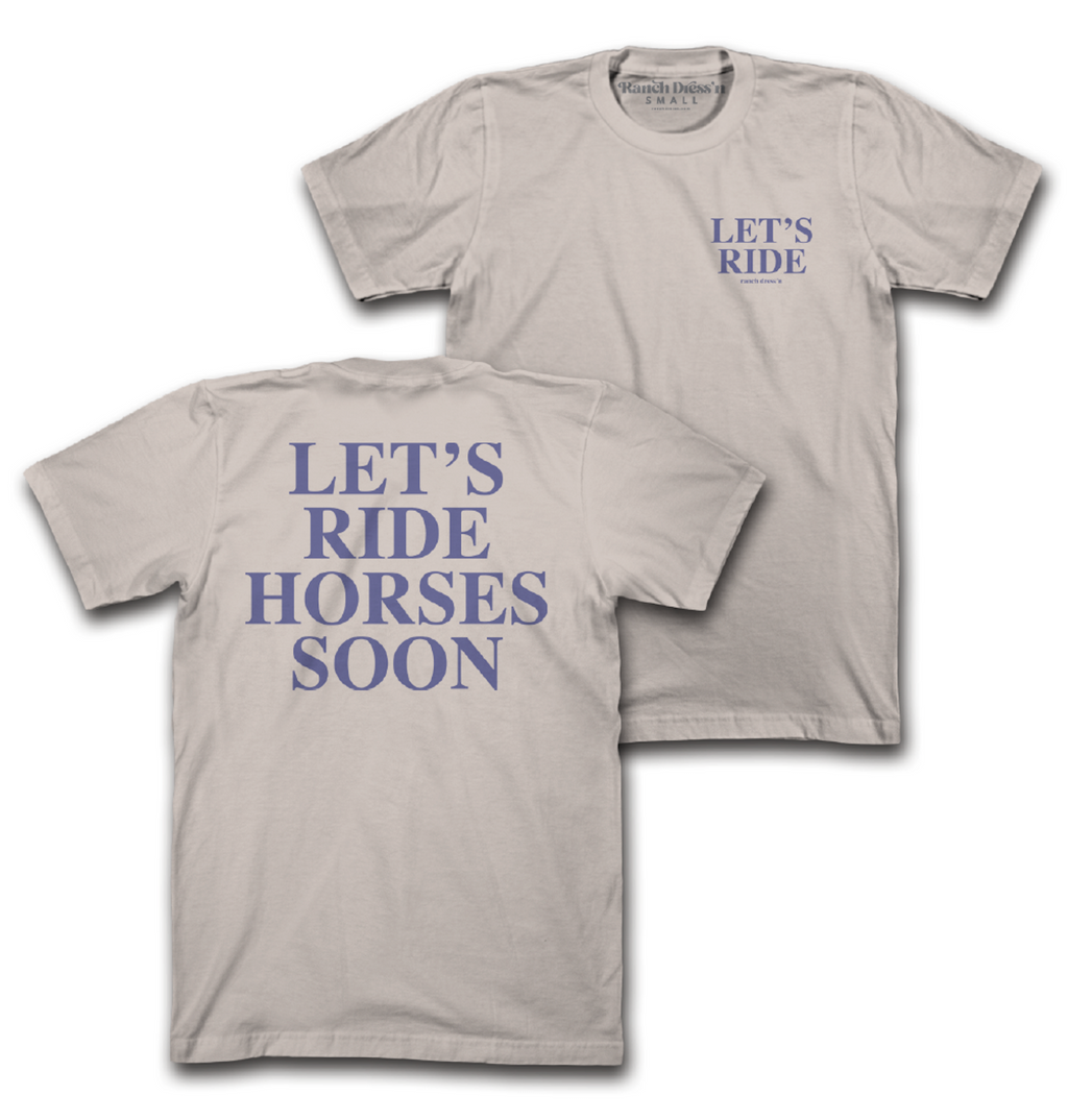 Let's Ride Horses Soon | Tee — view 6