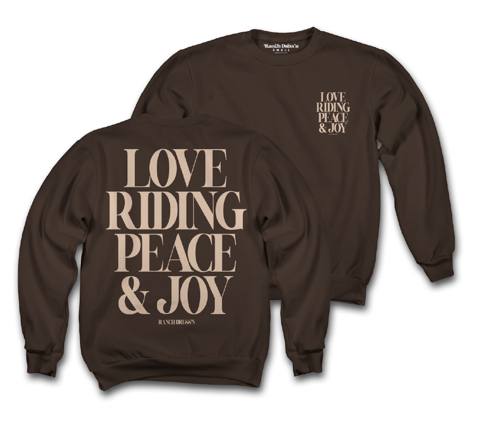 Love Riding Peace & Joy | Crewneck — view 5