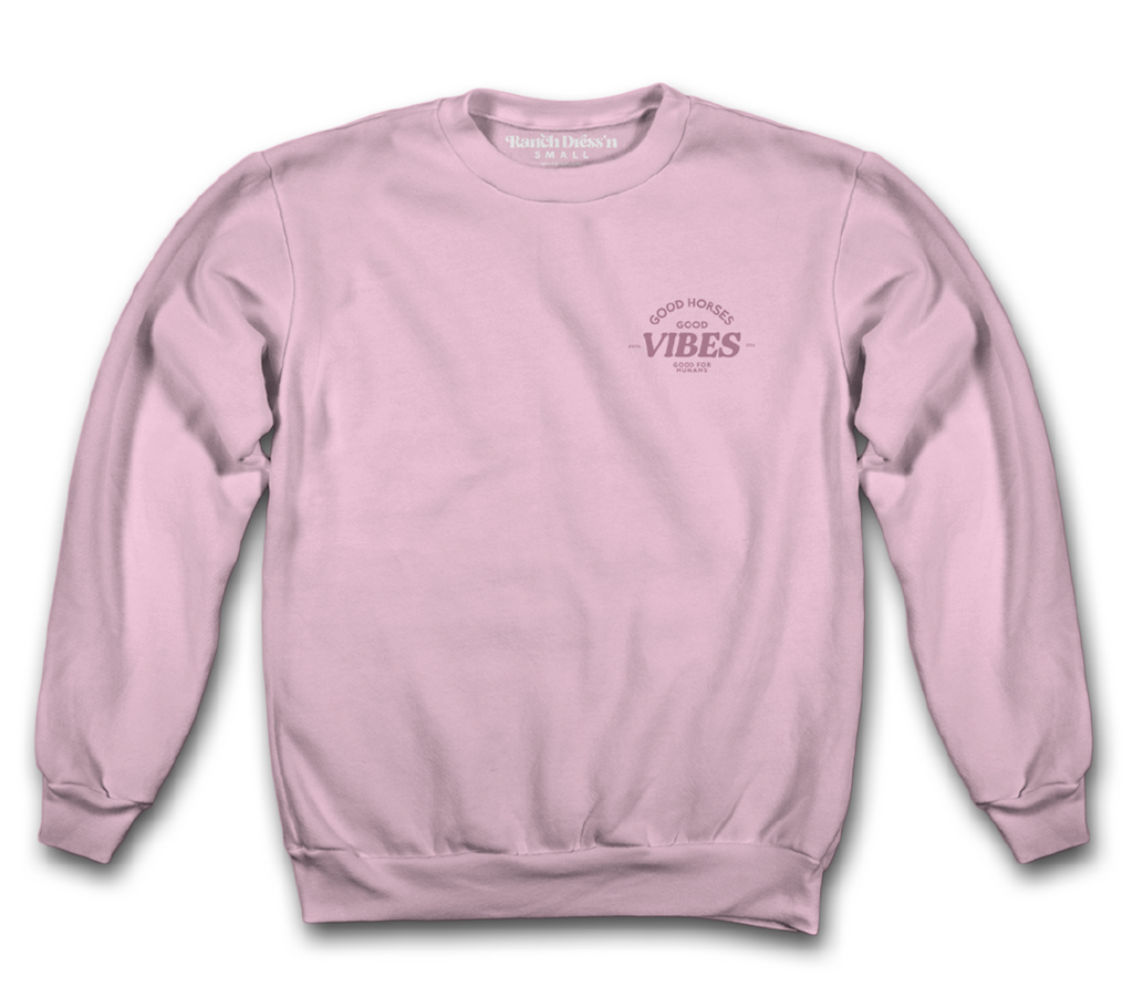 Good Horses Good Vibes | Crewneck — view 2