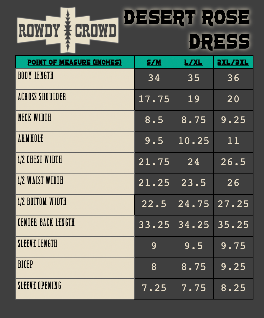 DS Desert Rose Dress by Rowdy Crowd Clothing - product image 7