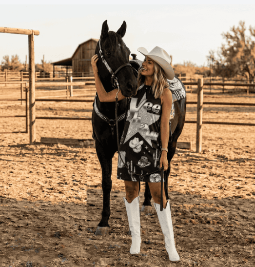 Baha Ranch Rhinestone Cowgirl Sleeveless Dress by Baha Ranch Western Wear - product image 5