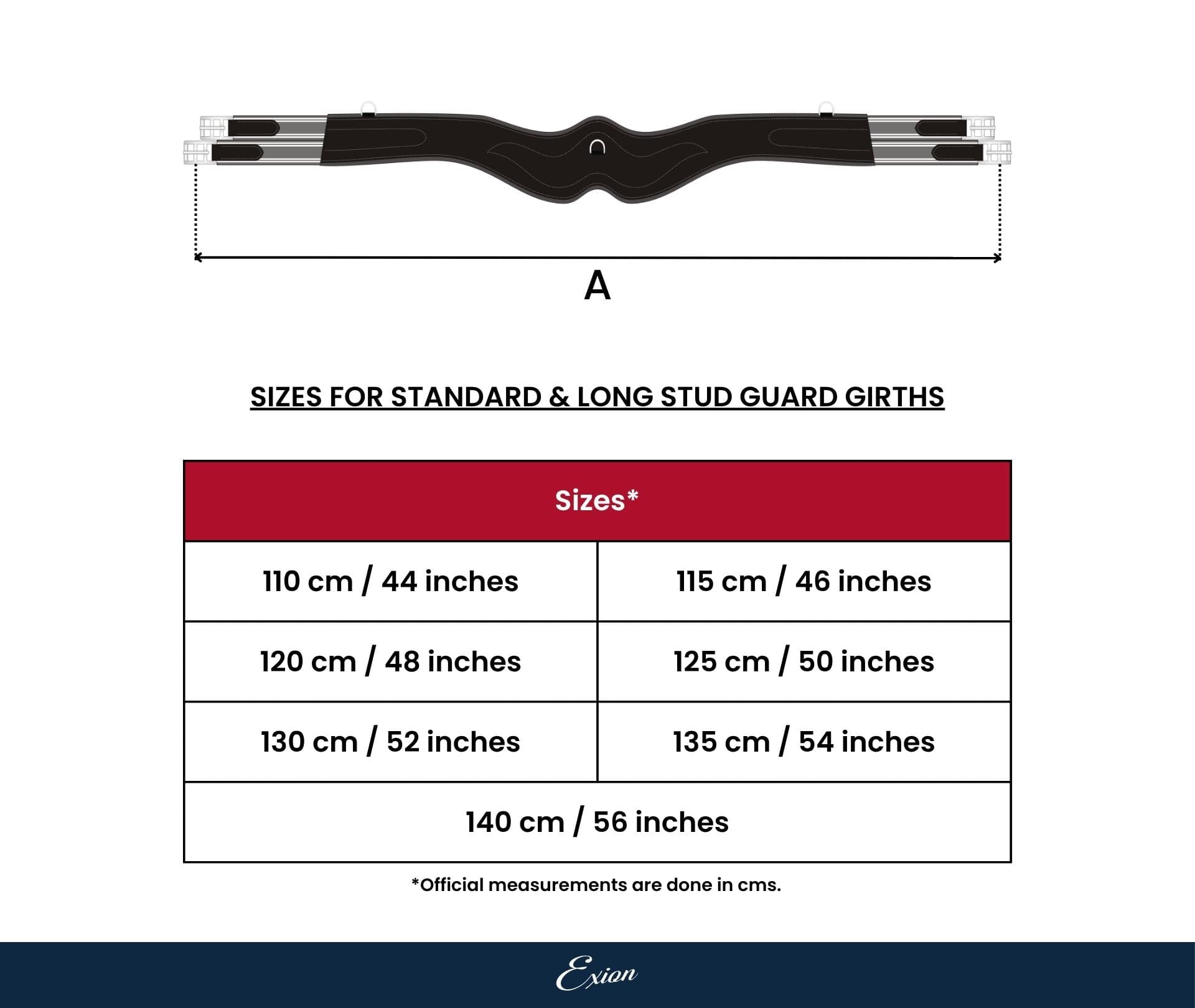 ExionPro 'AdaptLine' Belly Guard Girth - Matching Elastic