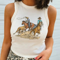 Take Me To The Team Roping Tank | Top — view 2