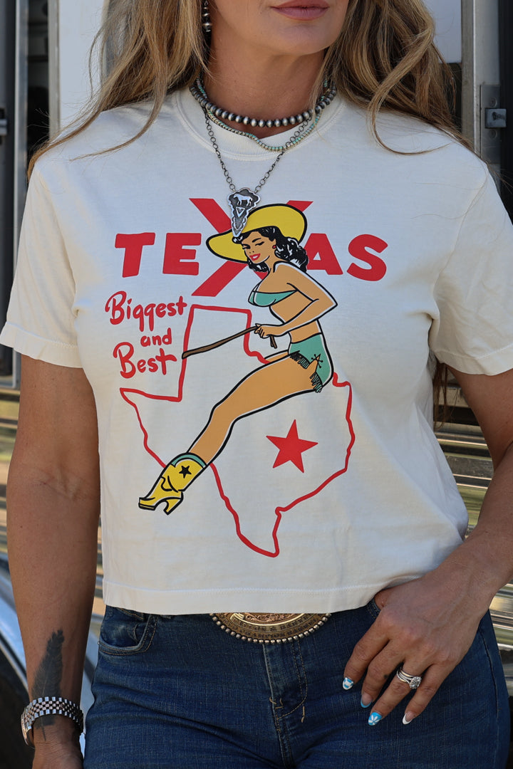 Texas Biggest & Best | Crop Tee — view 2