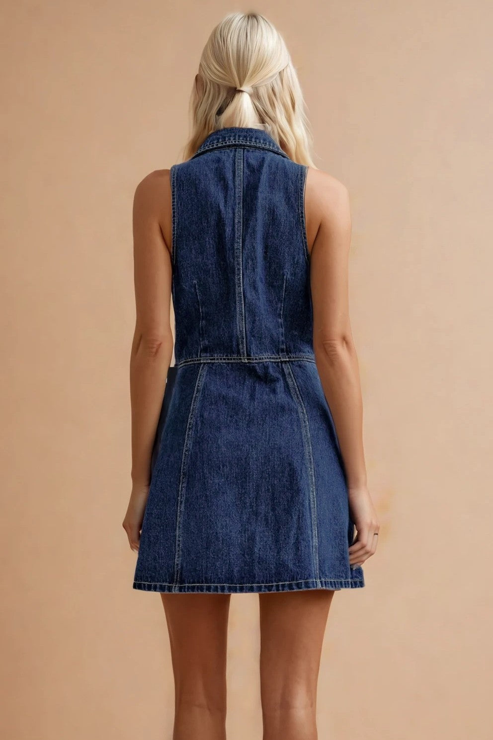 The Devon Denim | Dress — view 4