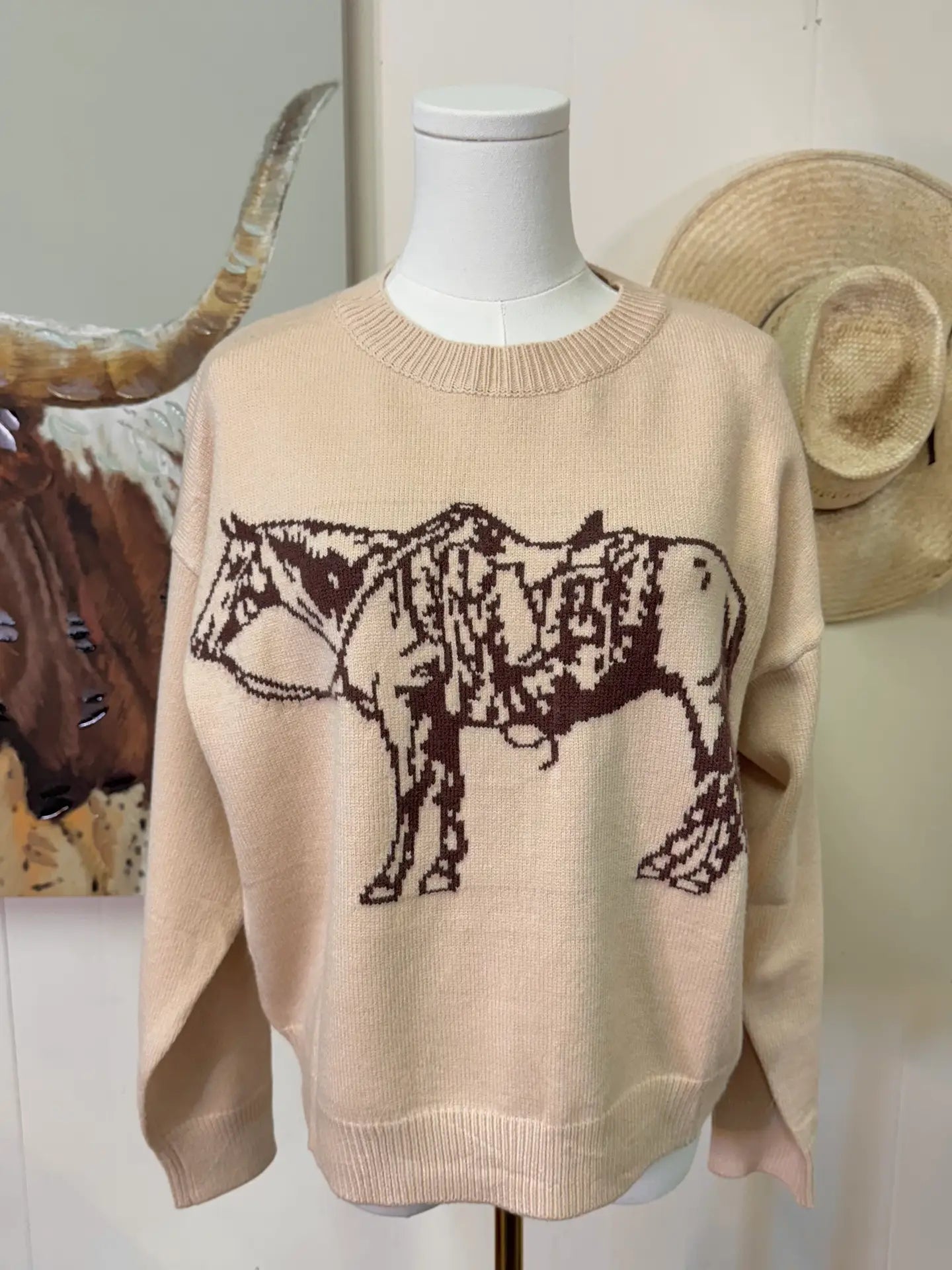 The Cowpony Crewneck | Sweater — view 2