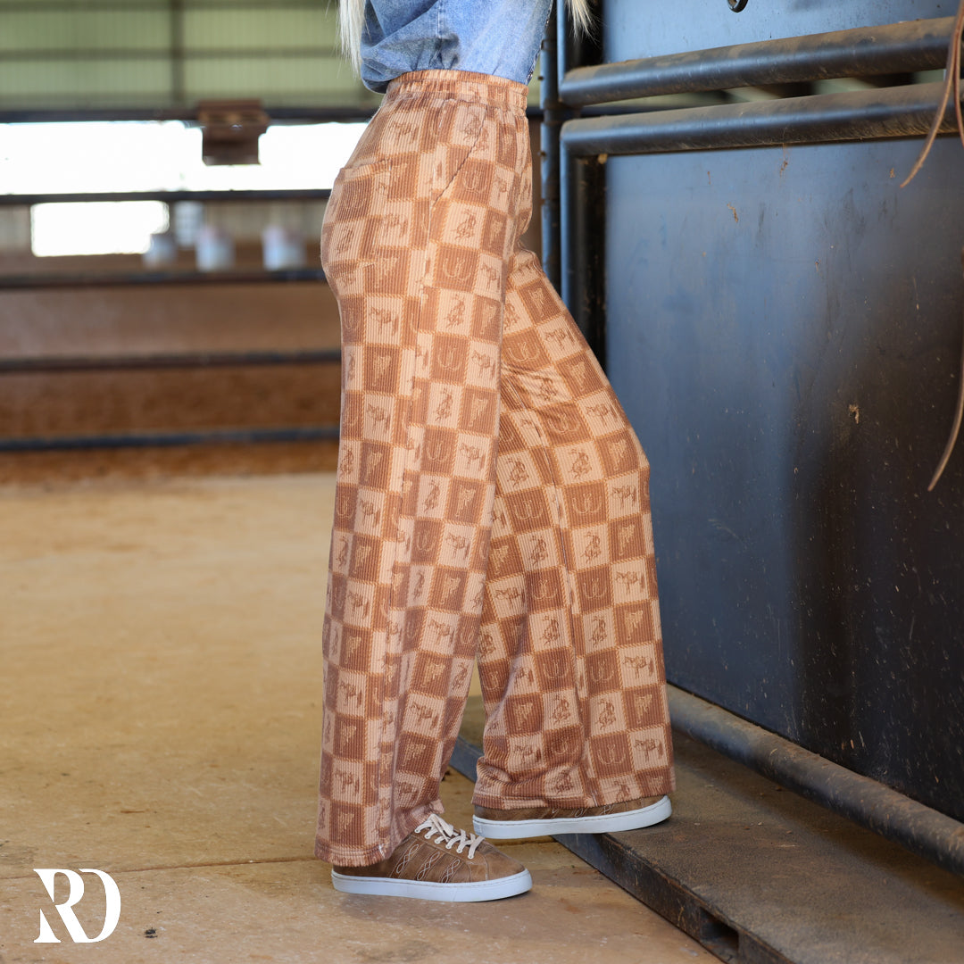 The Cozy Cowpony Checkered | Pants — view 3