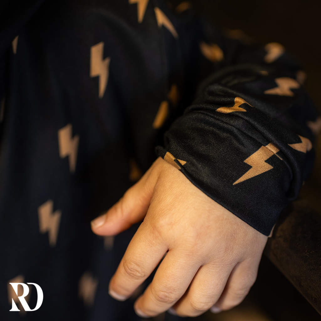 Toddler Hooded Shirt | Thunder Bolt — view 4