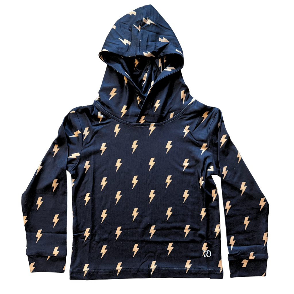 Toddler Hooded Shirt | Thunder Bolt — view 5