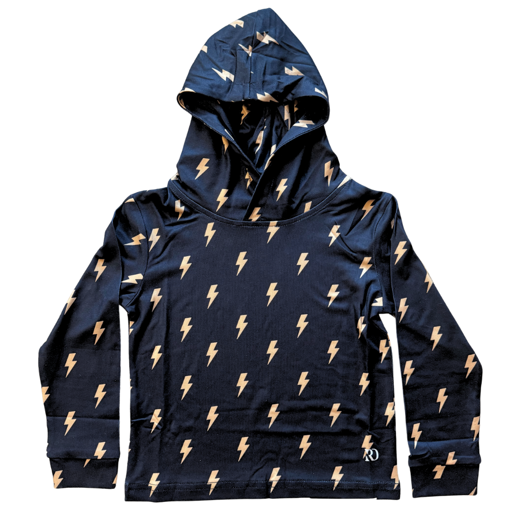 Toddler Hooded Shirt | Thunder Bolt — view 5