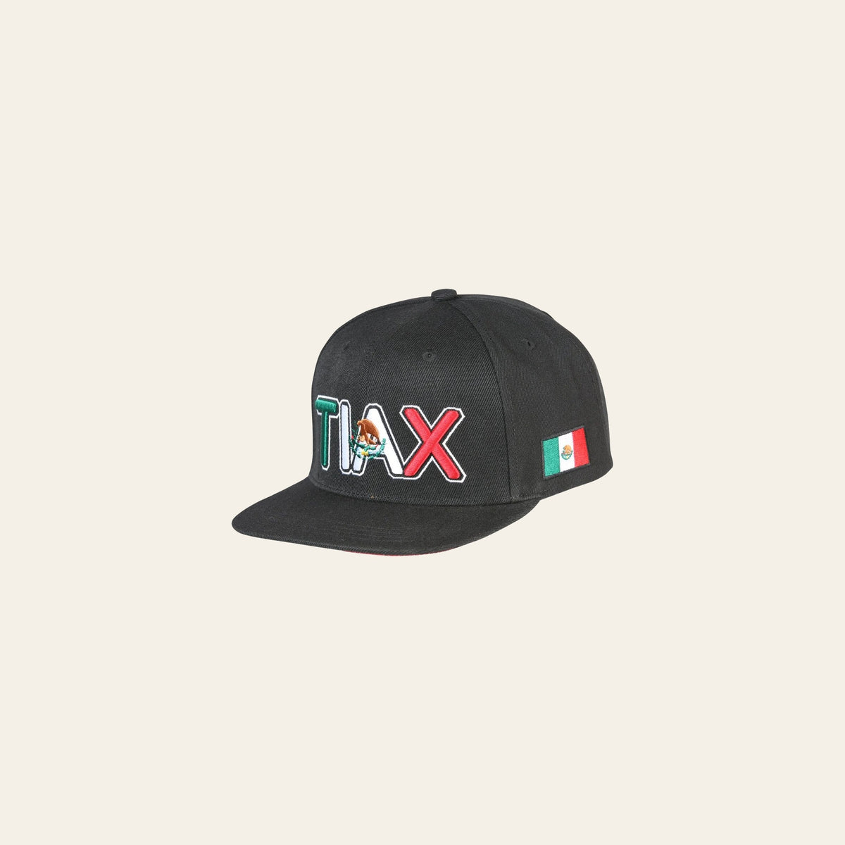 El General SB/TIAX Hat- Black 44813 on a warm cream background