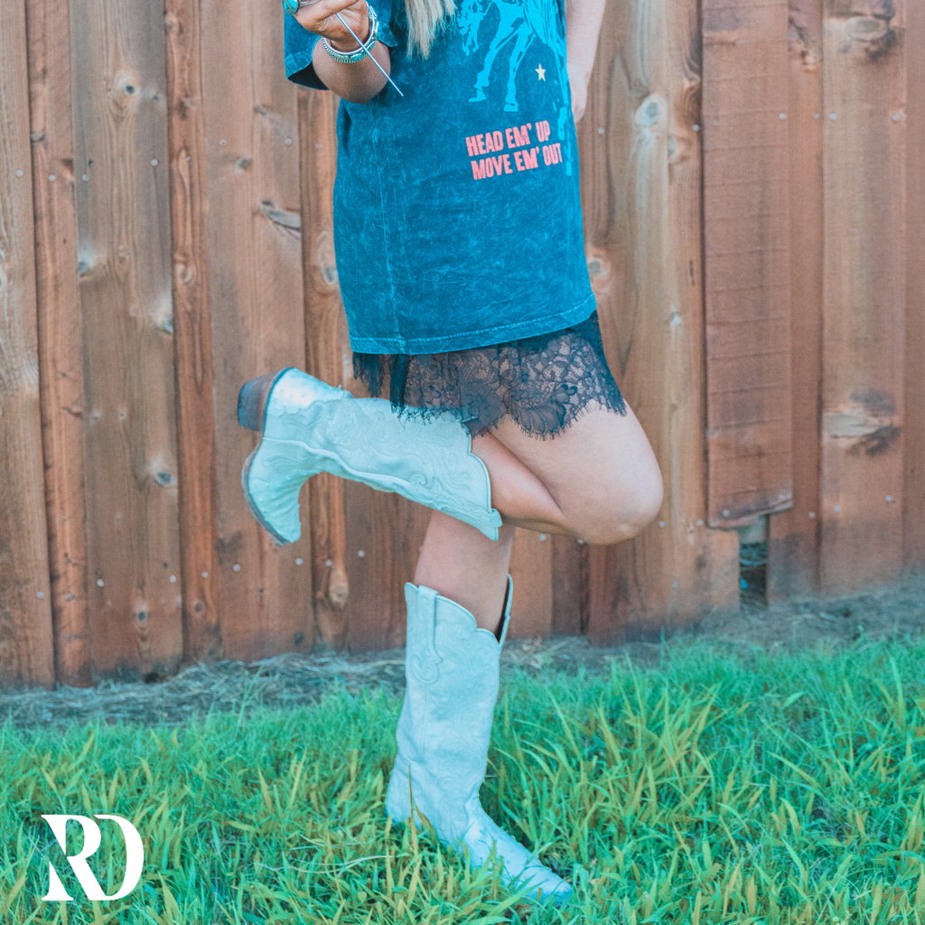Lace Tiered Mini | Skirt — view 3