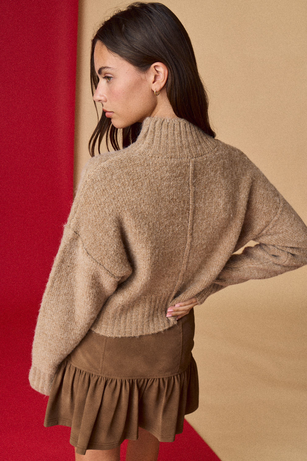 Tori Cropped Knit | Sweater — view 5