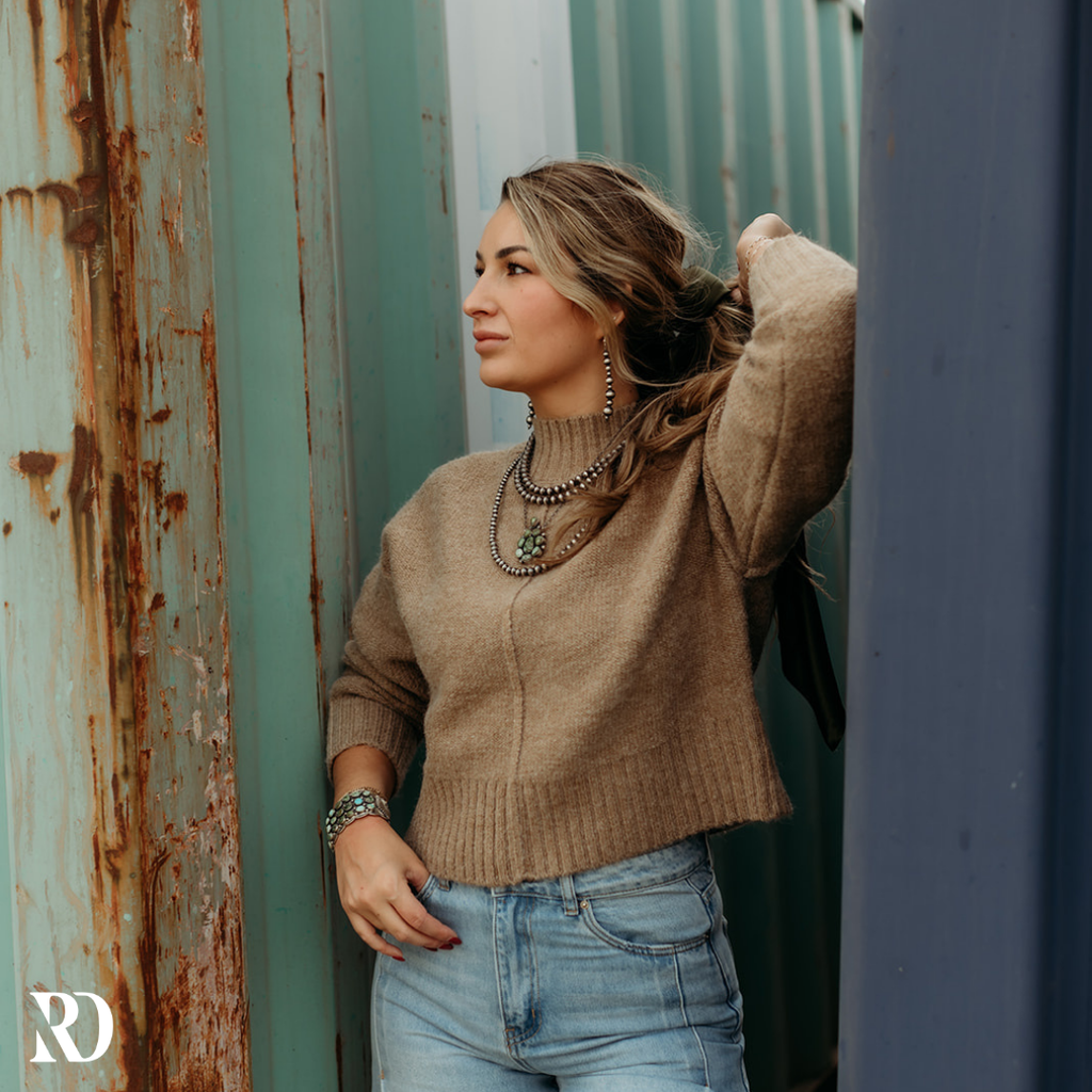 Tori Cropped Knit | Sweater