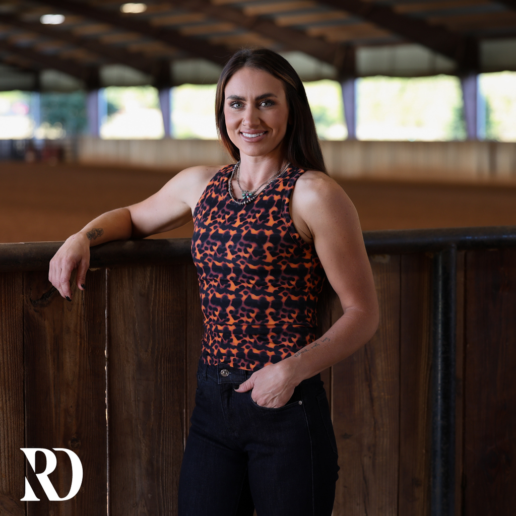 Ribbed All-in-one Tank | Tortoise