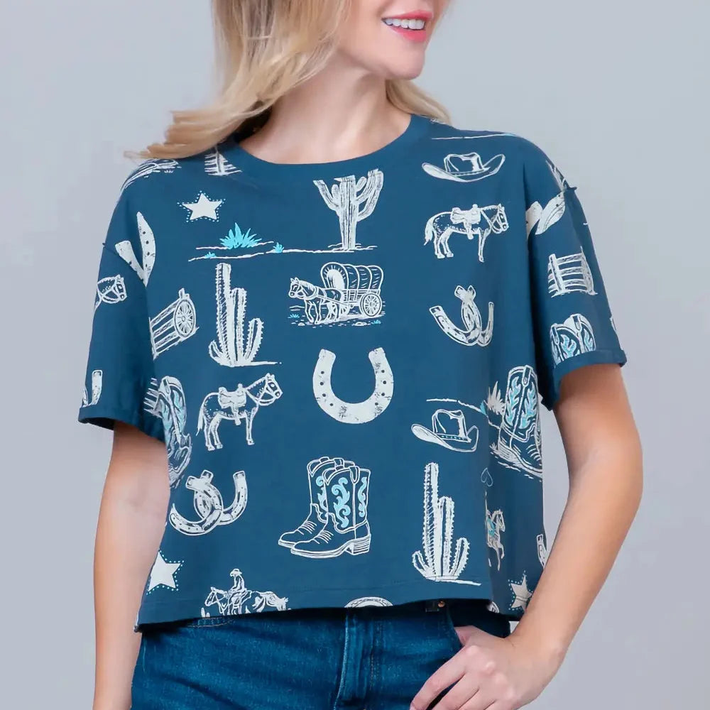 Trail Dust Cropped | Tee