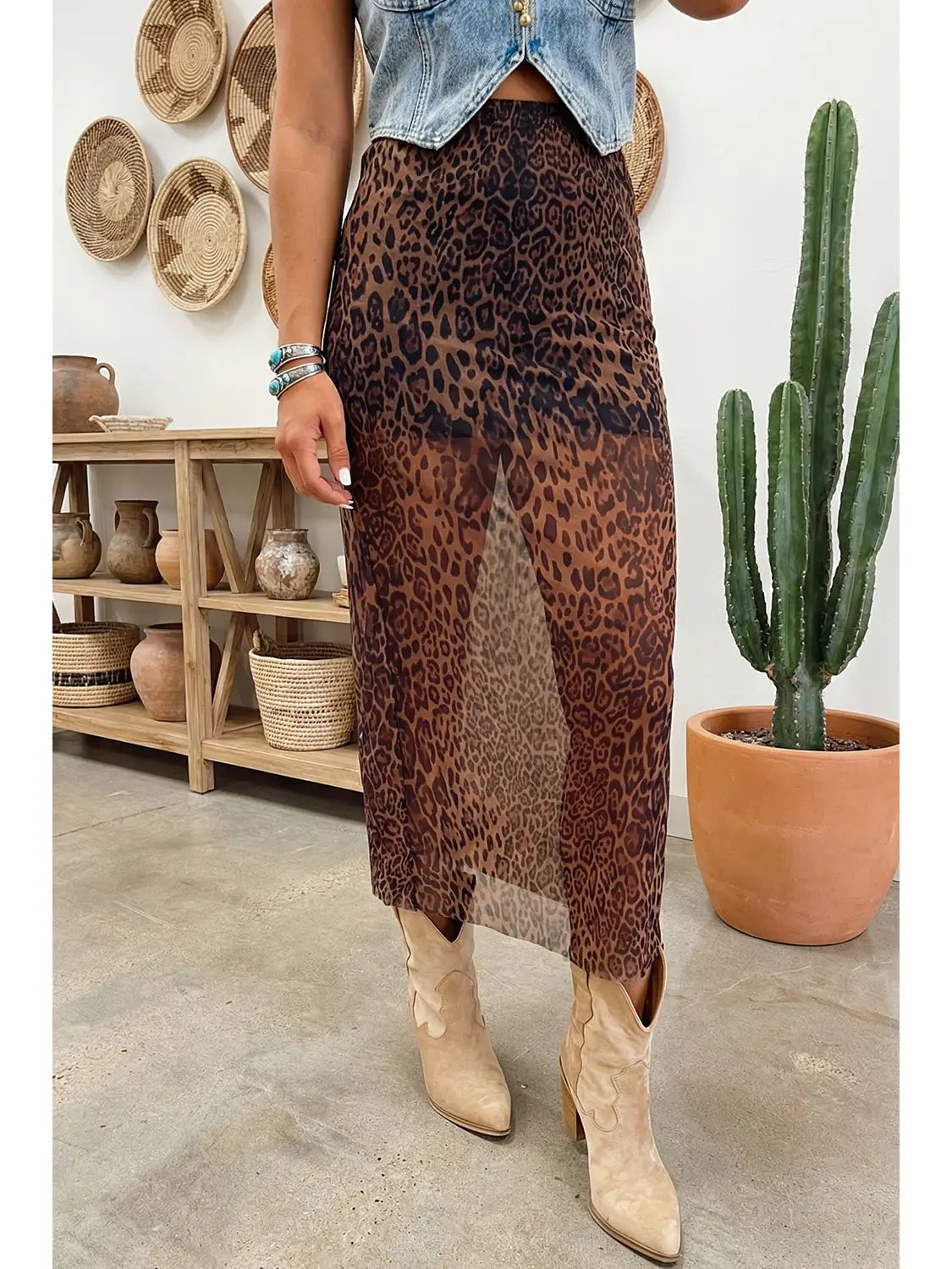 Untamed Shift Sheer Maxi | Skirt — view 5