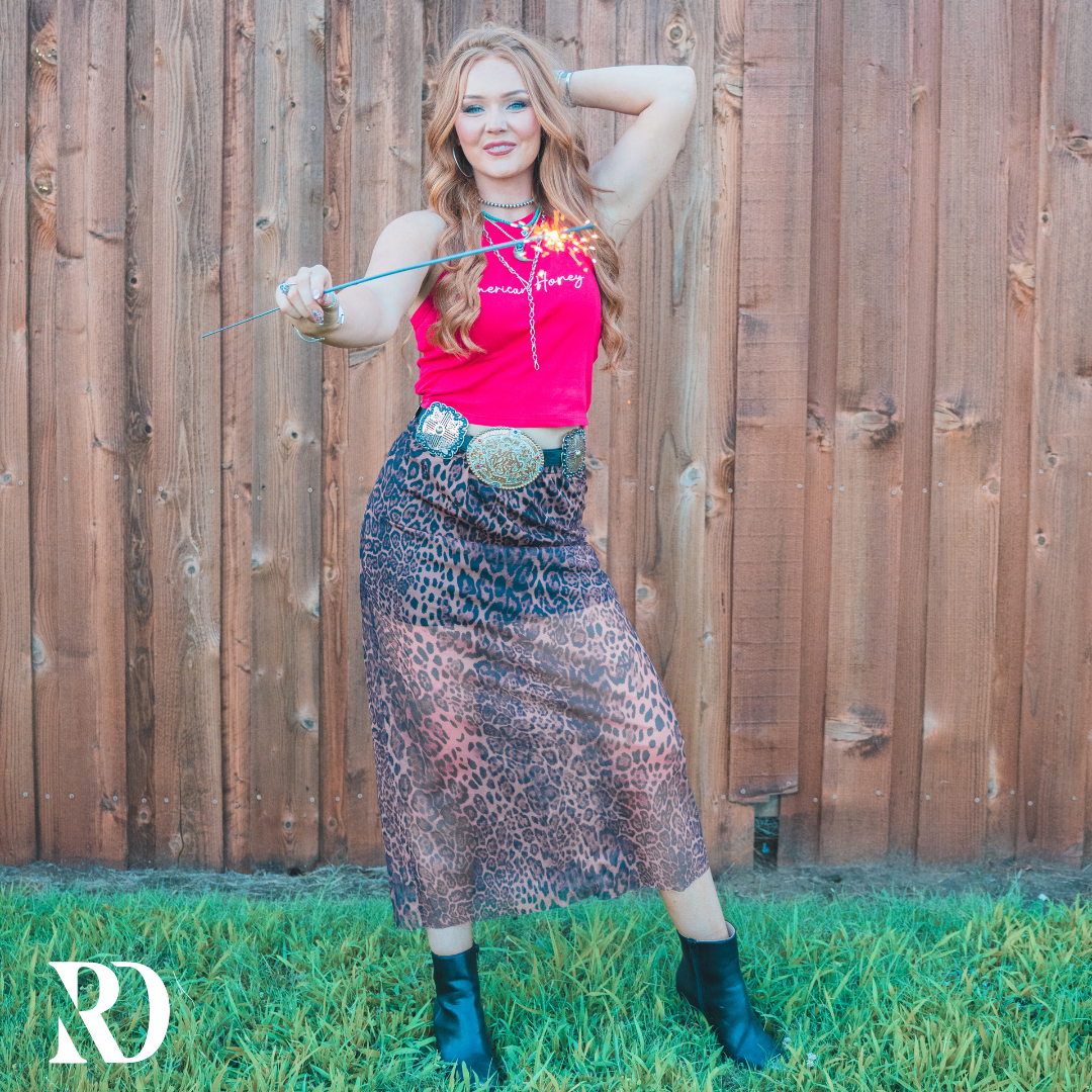 Untamed Shift Sheer Maxi | Skirt