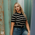 The Uptown Striped Knit | Top