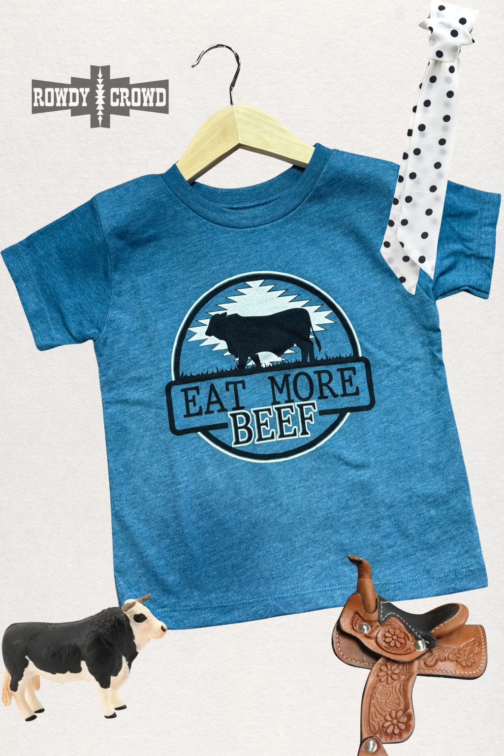 DS KIDS Eat More Beef Tee by Rowdy Crowd Clothing - product image 3