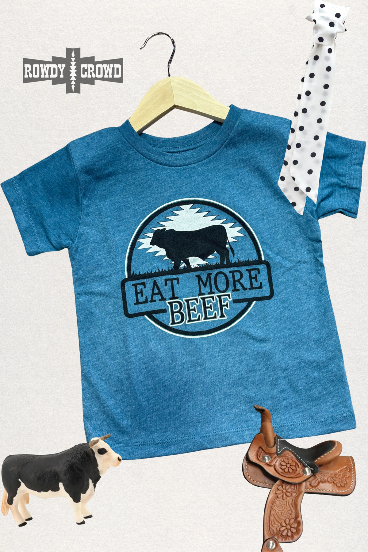DS KIDS Eat More Beef Tee by Rowdy Crowd Clothing - product image 3