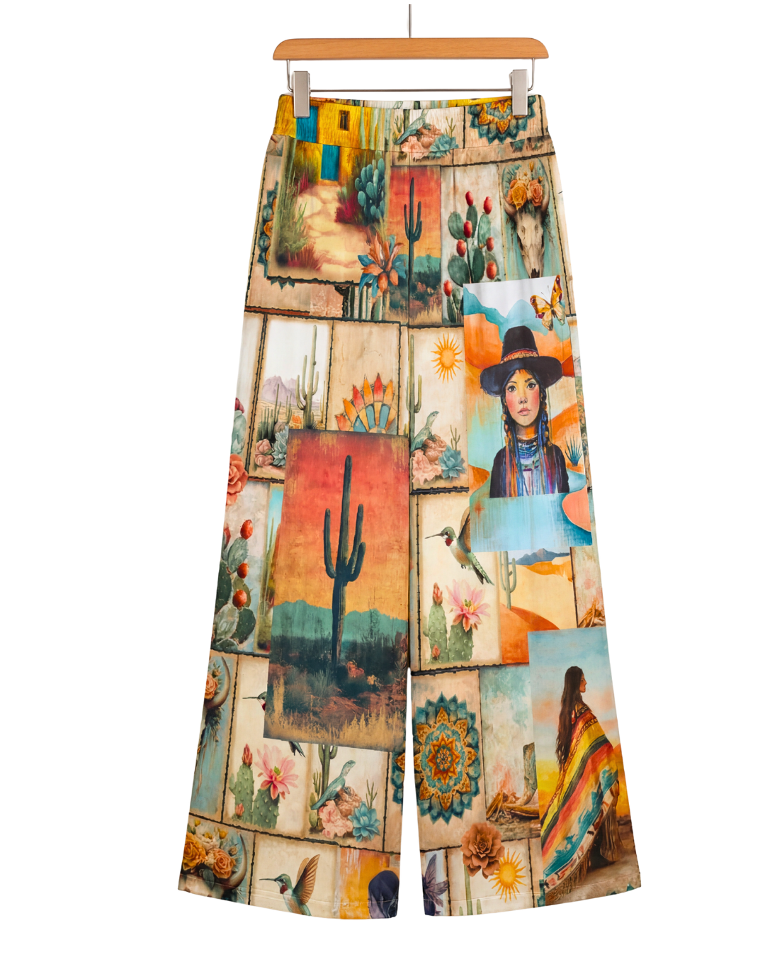 Baha Ranch Pictures of the Southwest High Waisted Wide Leg Pants by Baha Ranch Western Wear - product image 2