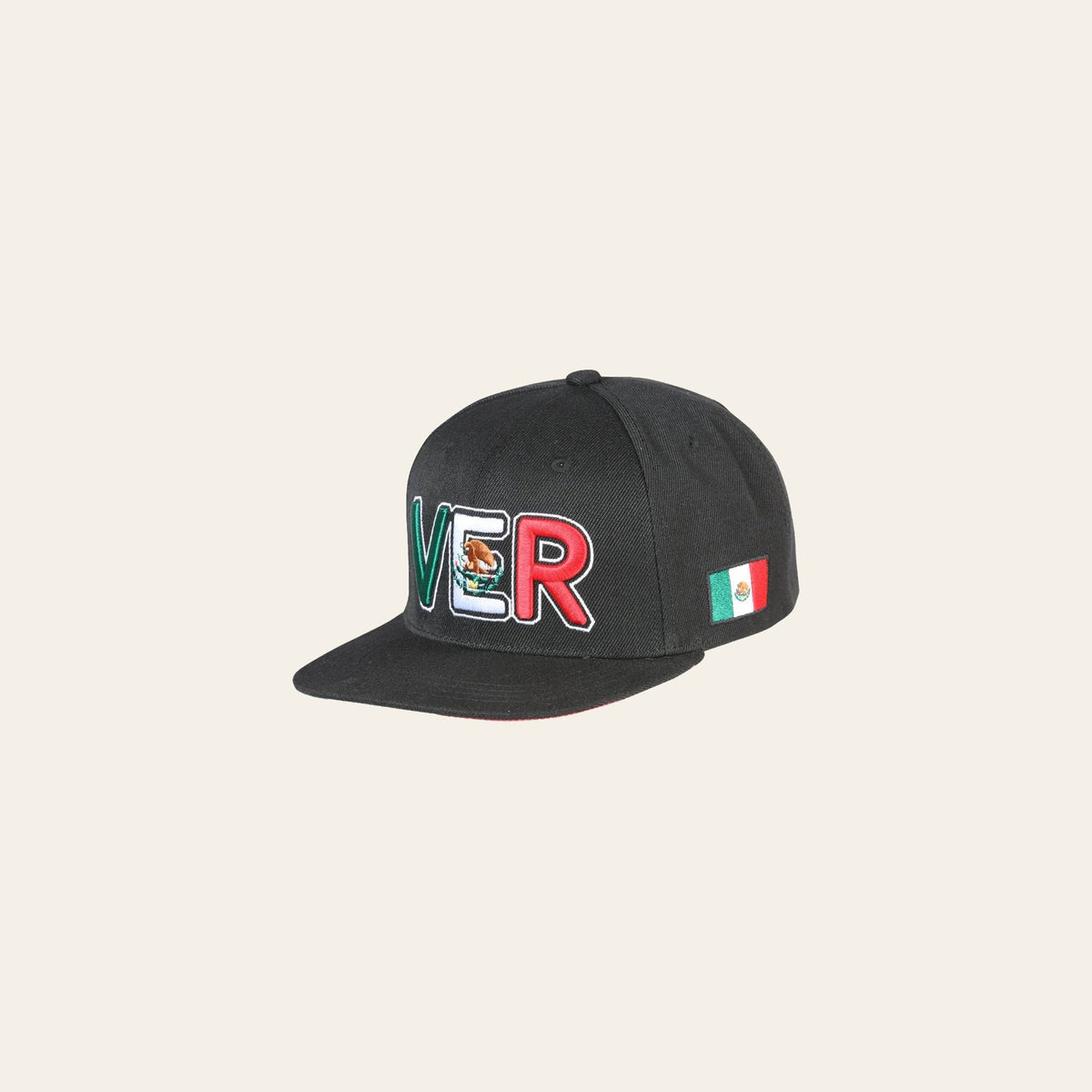 El General SB/VER Hat- Black 44814 on a warm cream background