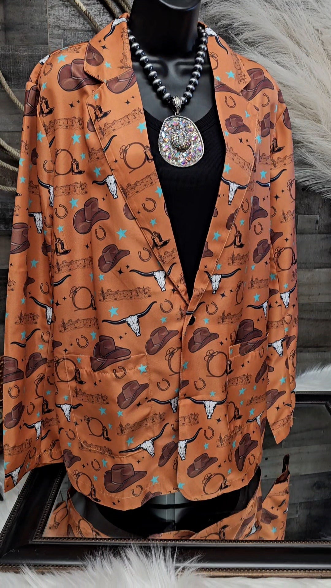 Baha Ranch Cowboy Things Womens Western Blazer by Baha Ranch Western Wear - product image 8
