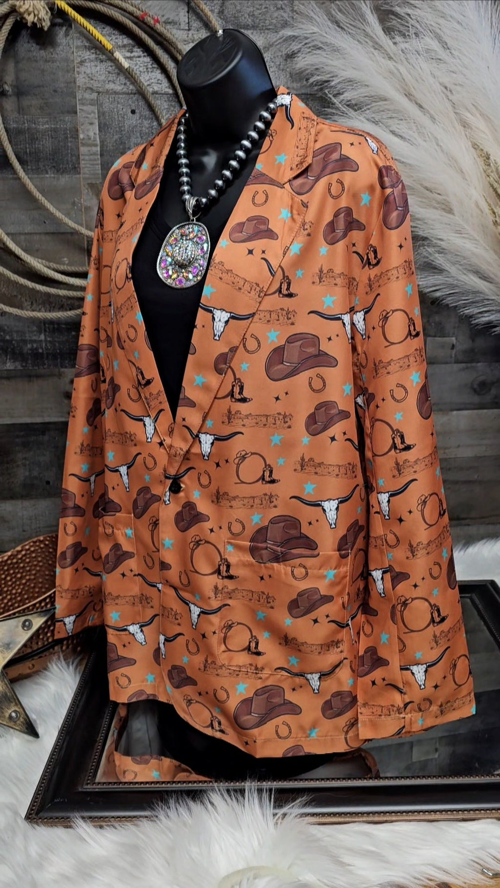 Baha Ranch Cowboy Things Womens Western Blazer by Baha Ranch Western Wear - product image 9