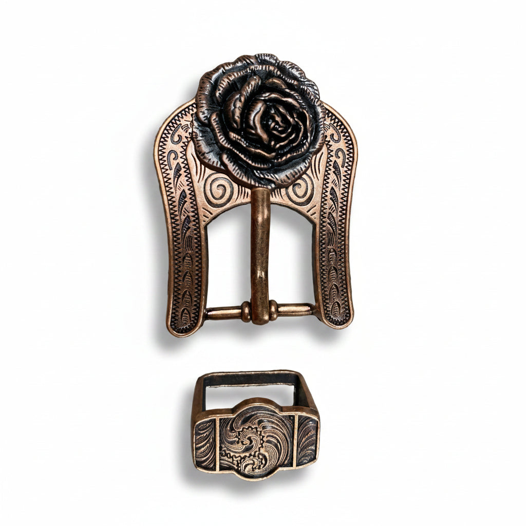 Copper Rose Western Concho W107 — view 5
