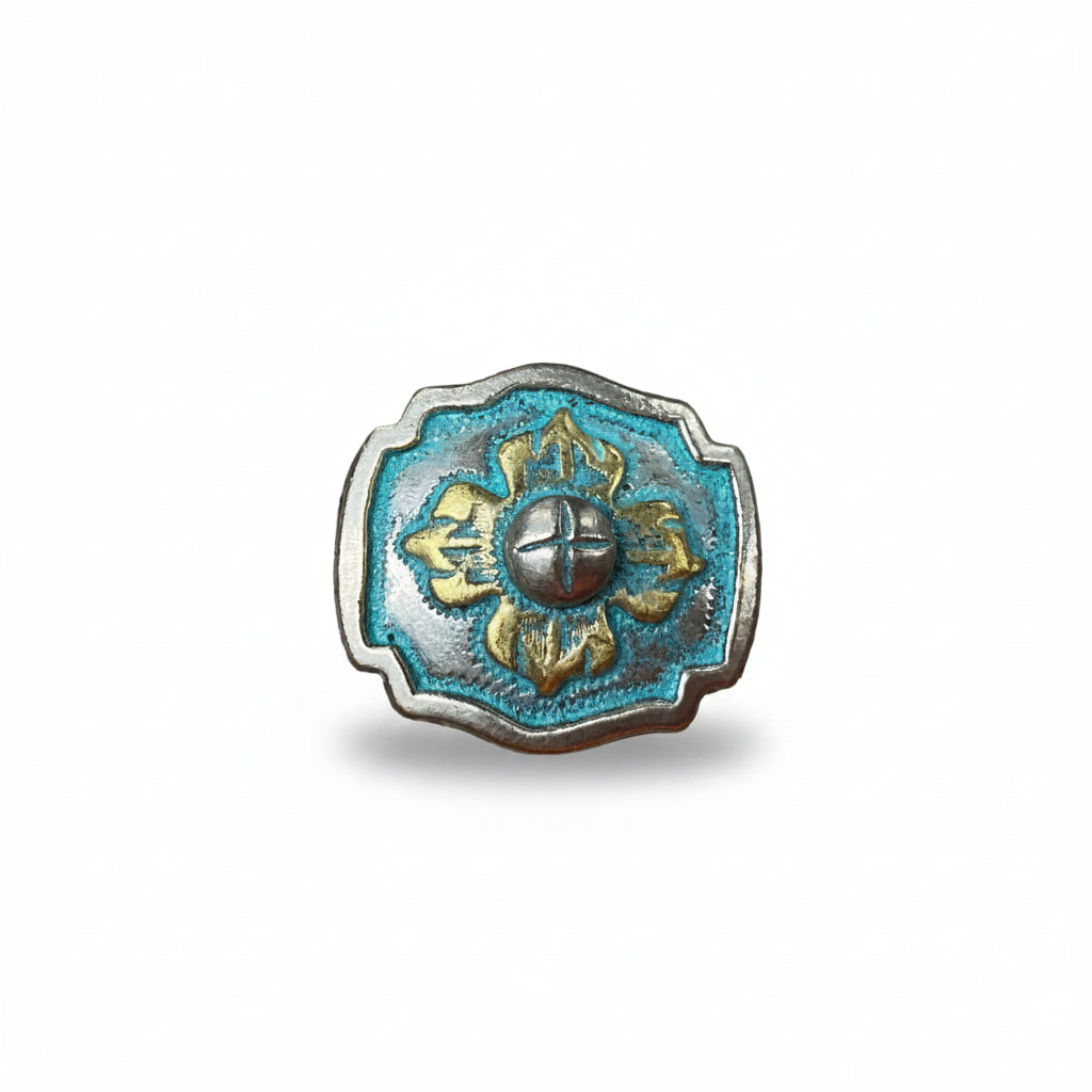 A Touch of Turquoise Western Concho W109 — view 2