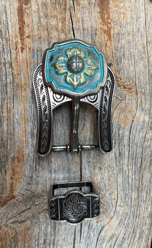 A Touch of Turquoise Concho Buckle Adapter W109ASBA