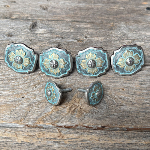 A Touch of Turquoise Saddle Set SSW109