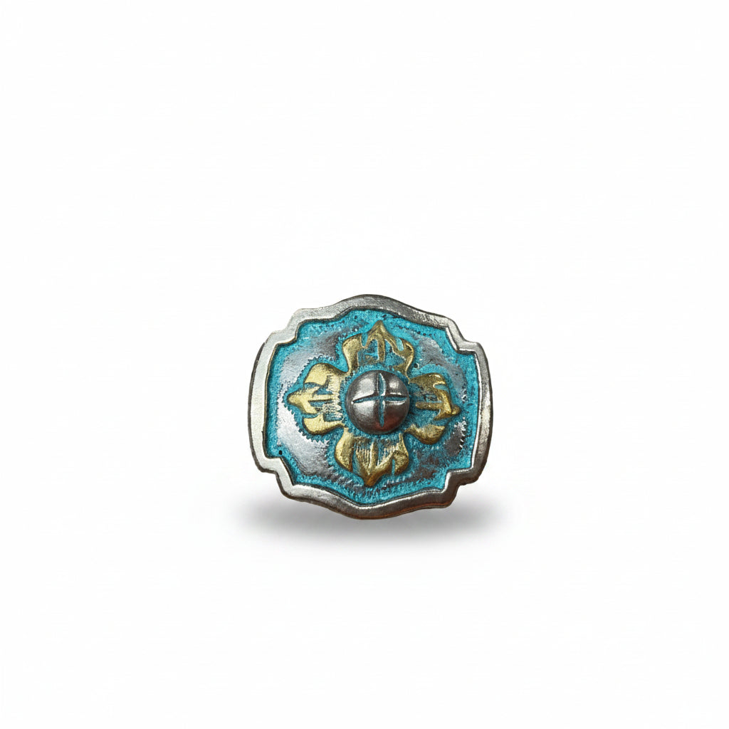 A Touch of Turquoise Western Concho W109 — view 3