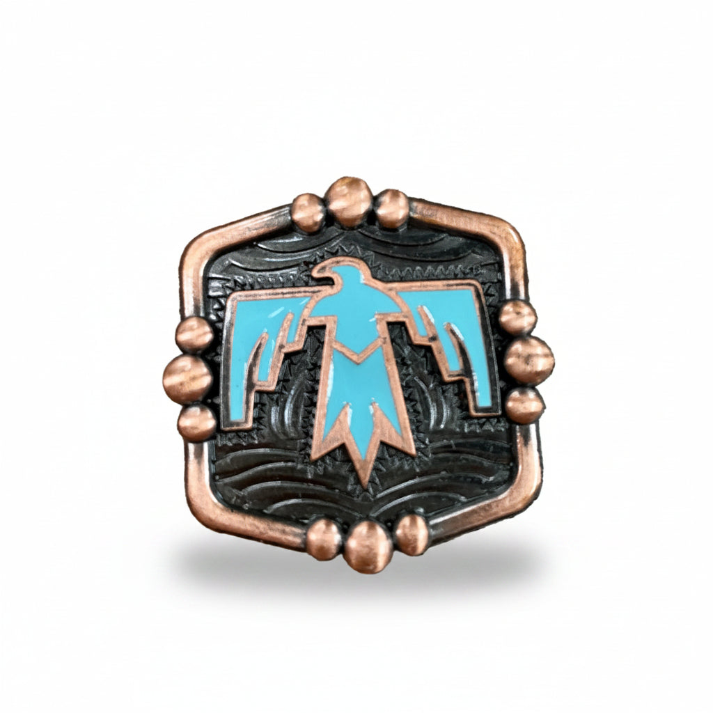 Copper Thunderbird Western Concho W116 — view 2