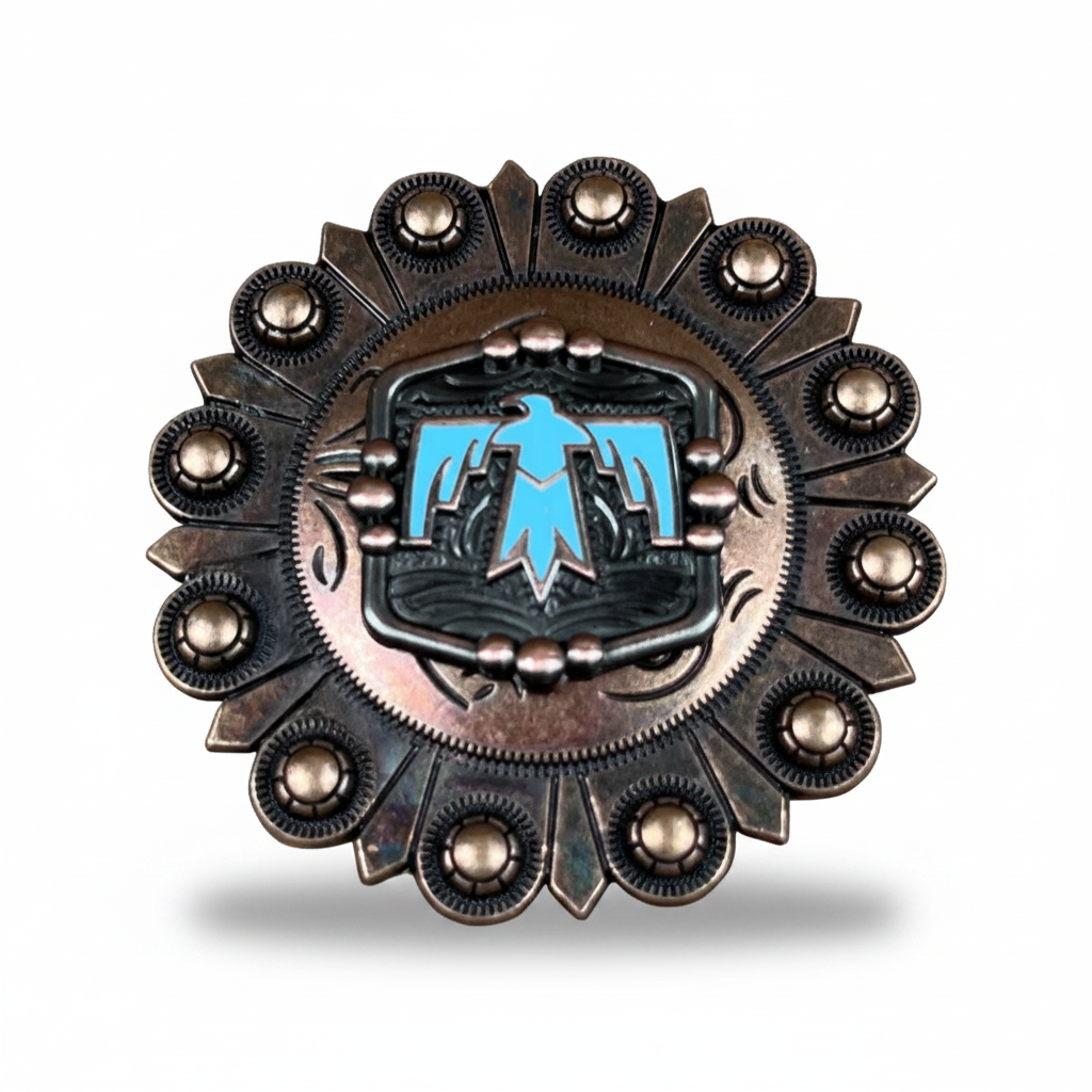 Copper Thunderbird Western Concho W116 — view 4