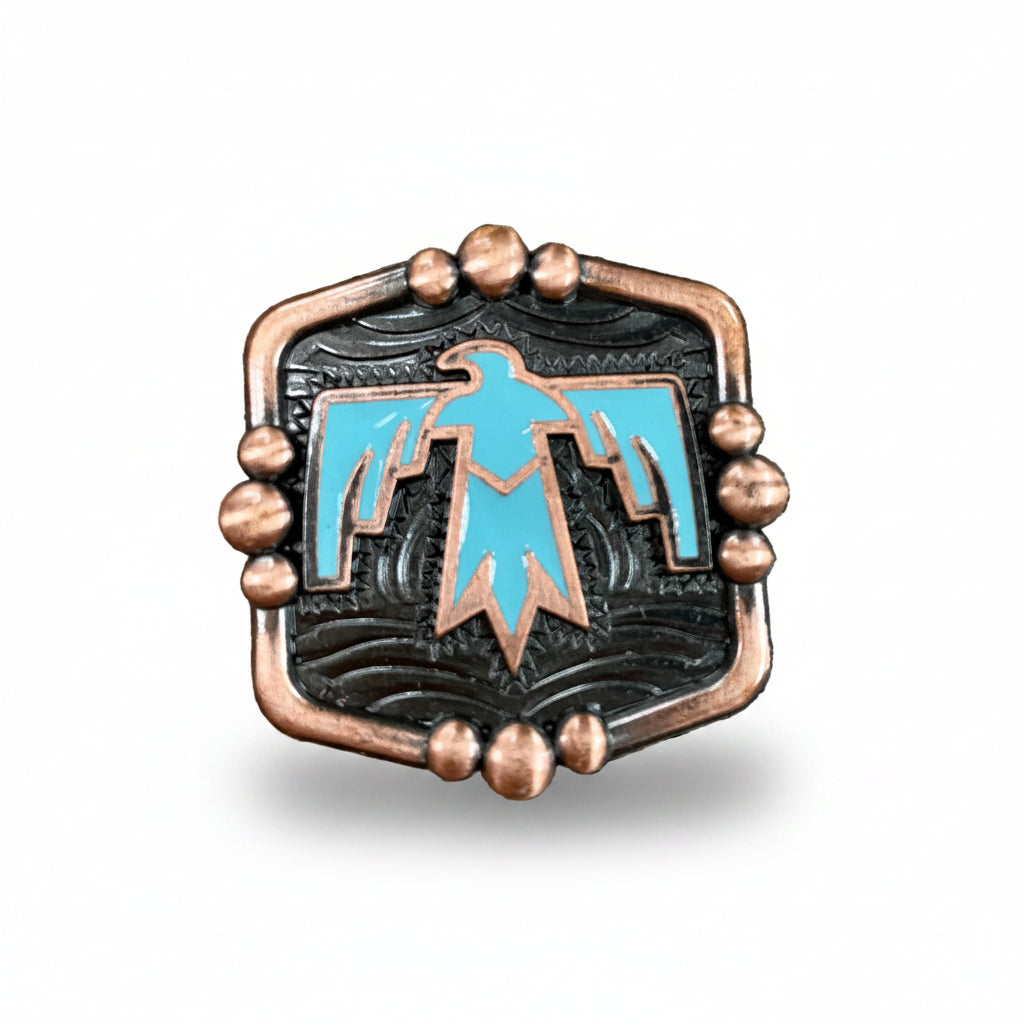 Copper Thunderbird Western Concho W116 — view 3