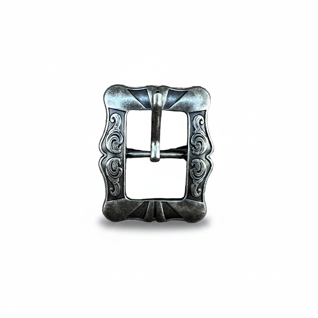 Antique Silver Western Buckles - Assorted — view 4