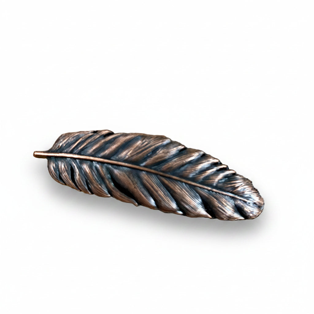 Copper Feather Western Concho W169 — view 2