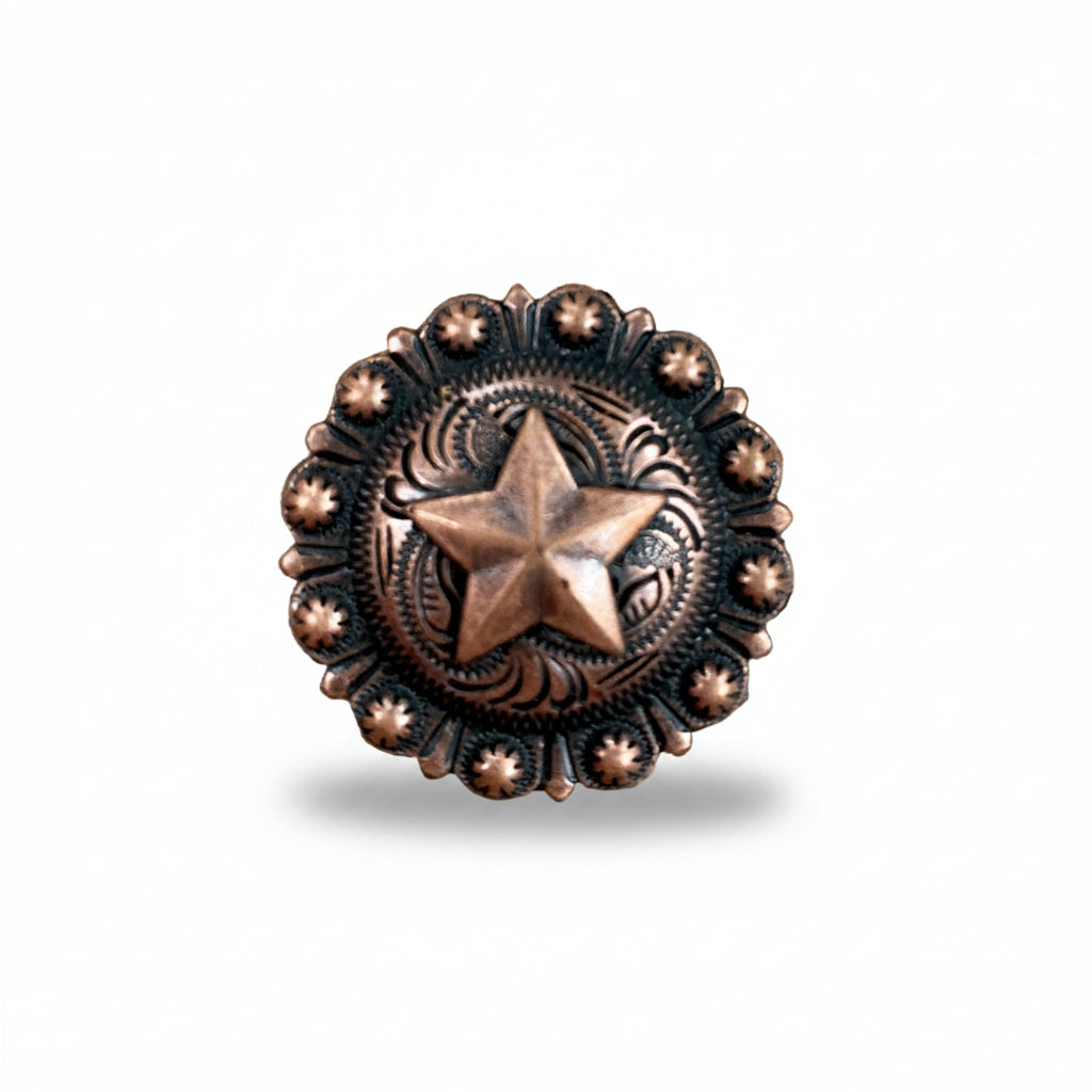 Copper Star Western Concho W175 — view 2