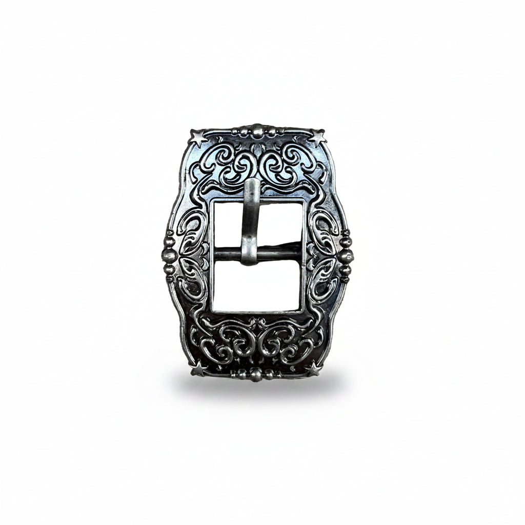 Antique Silver Western Buckles - Assorted — view 5