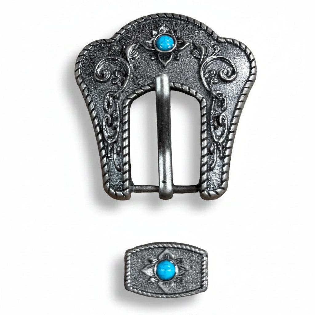 Antique Silver Western Buckles - Assorted — view 9
