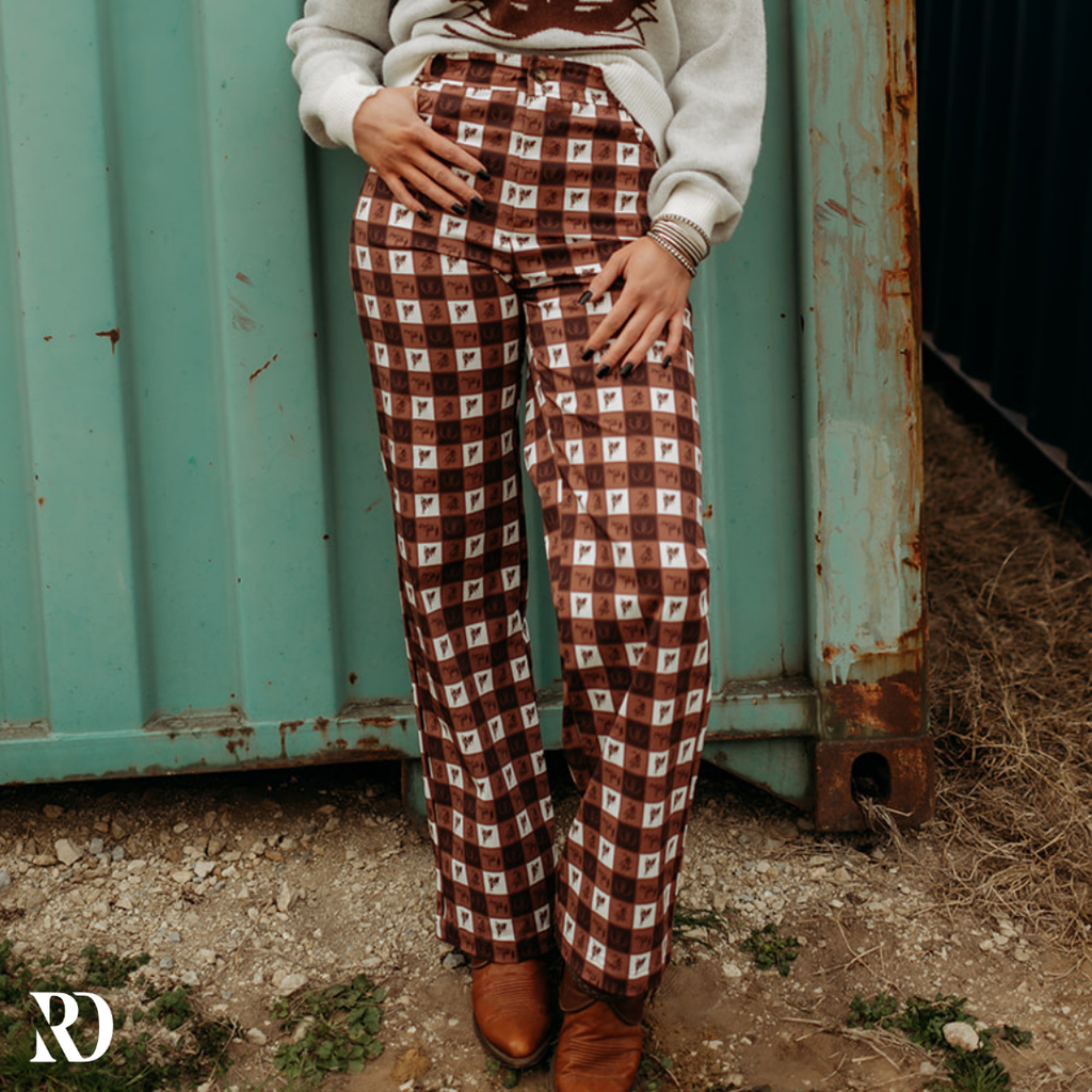 Way Out West Gingham | Pants