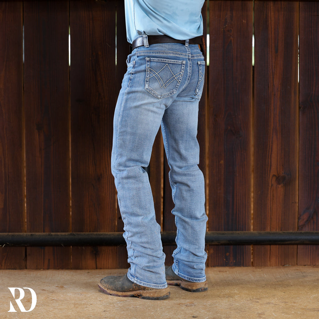 Westbound Signature Slim Straight Denim - Light Wash — view 3
