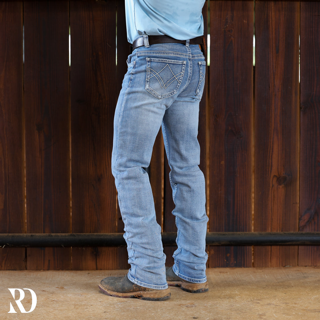 Westbound Signature Slim Straight Denim - Light Wash — view 3