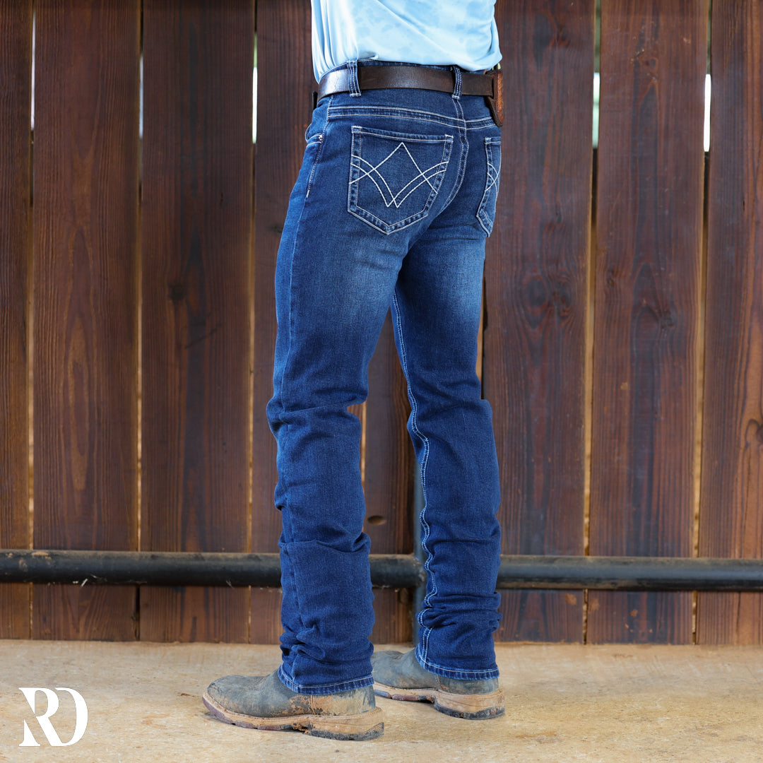 Westbound Signature Slim Straight Denim - Medium Wash — view 3