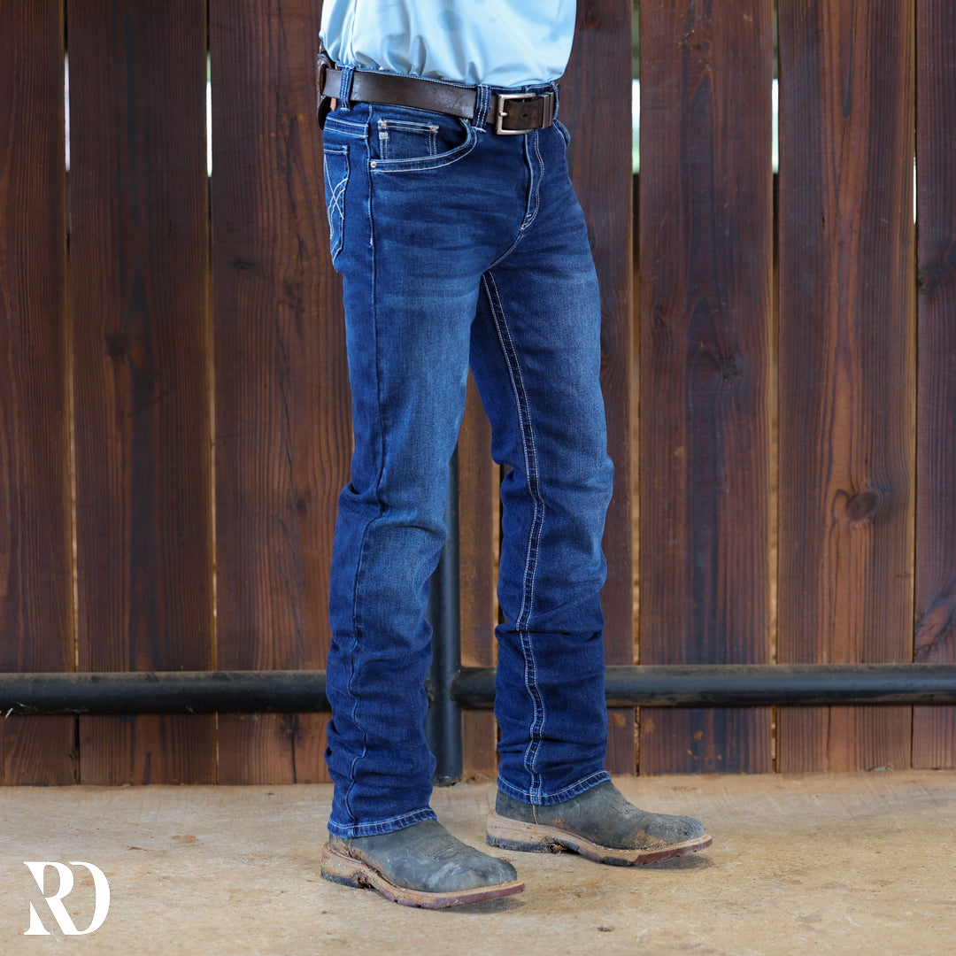 Westbound Signature Slim Straight Denim - Medium Wash