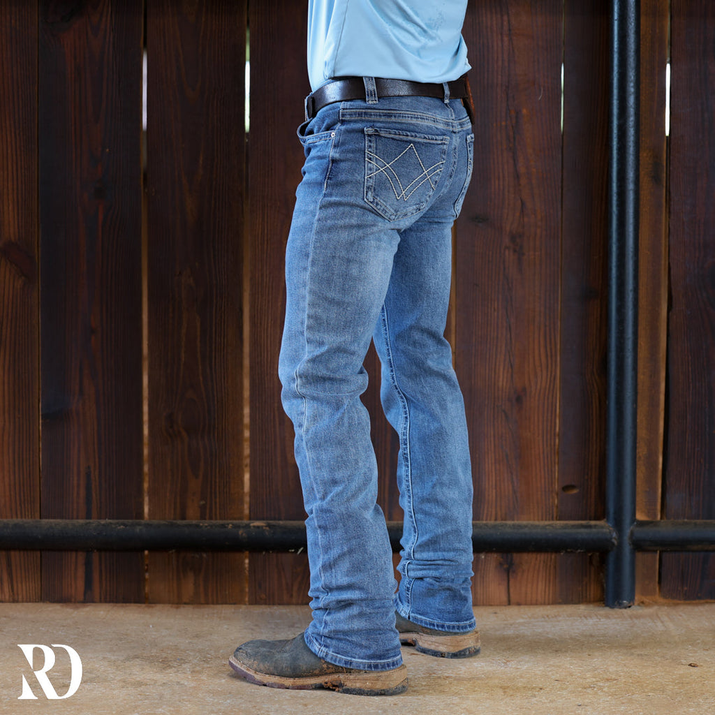 Westbound Signature Slim Straight Denim - Stone Wash — view 3