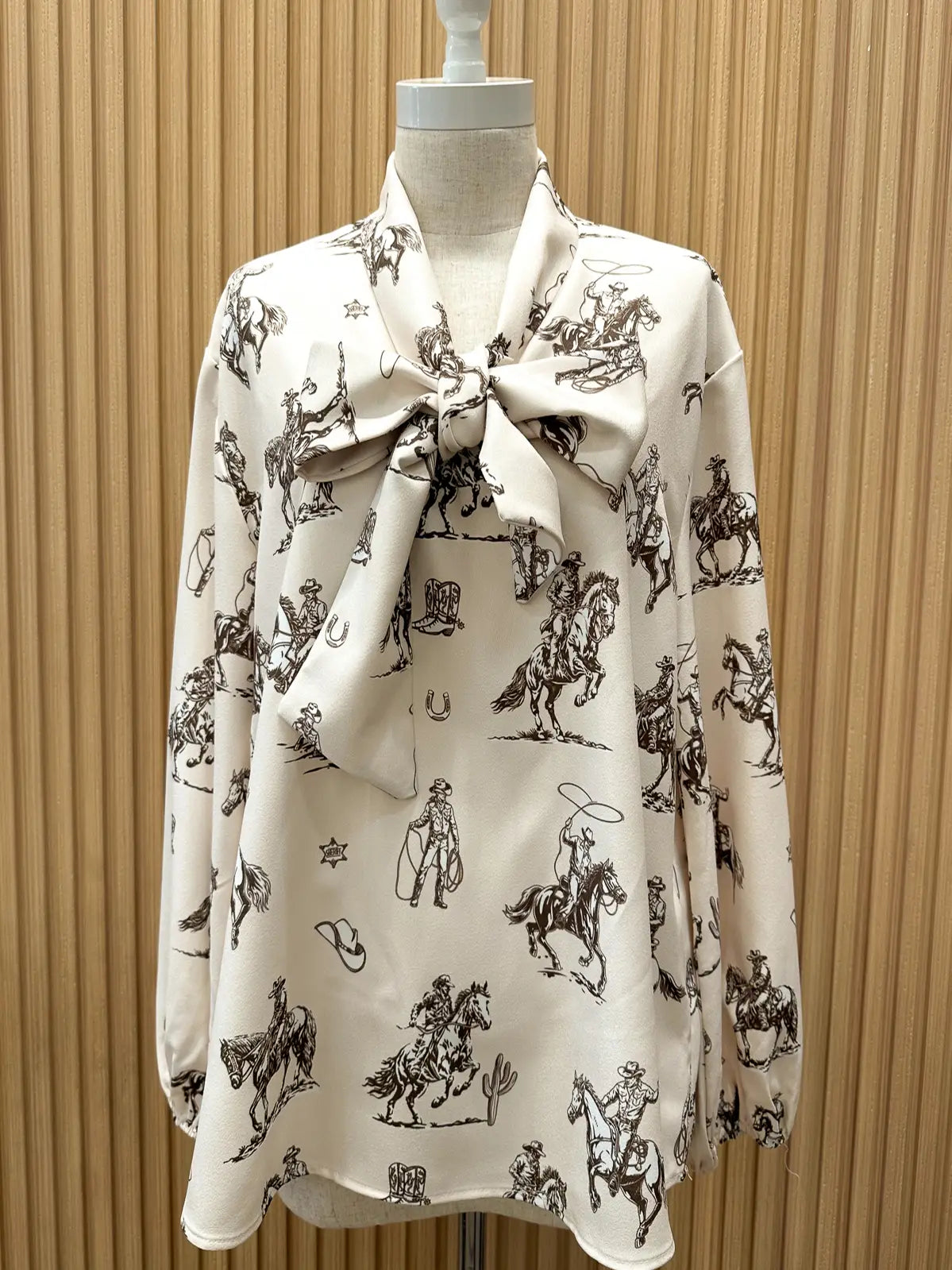Western Sheriff Tie Neck | Top — view 4